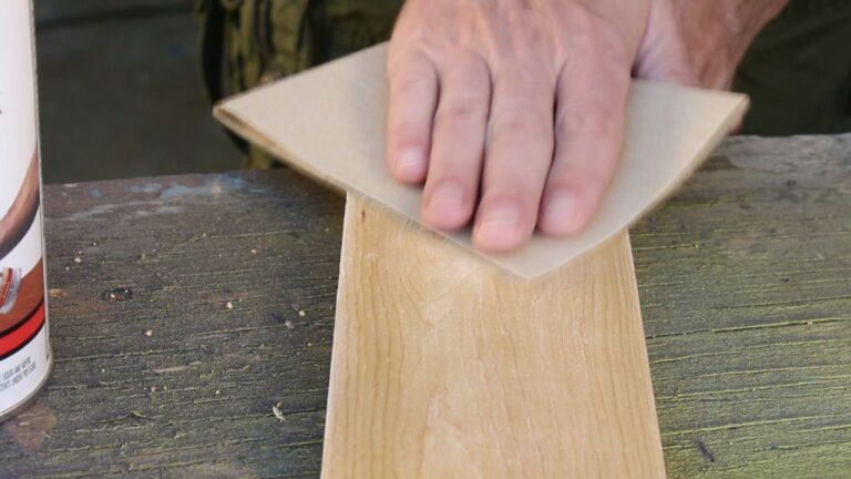 Step-1: Take a wooden plank and sand it with sandpaper for a smooth surface.