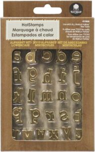 Walnut Hollow 41004 HotStamps Lowercase Alphabet Branding and Personalization Set