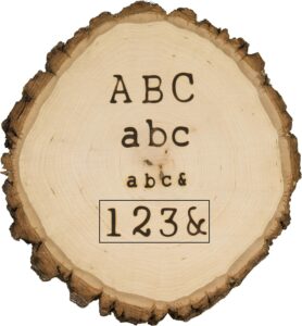 Walnut Hollow - Number and Symbol Stamps set